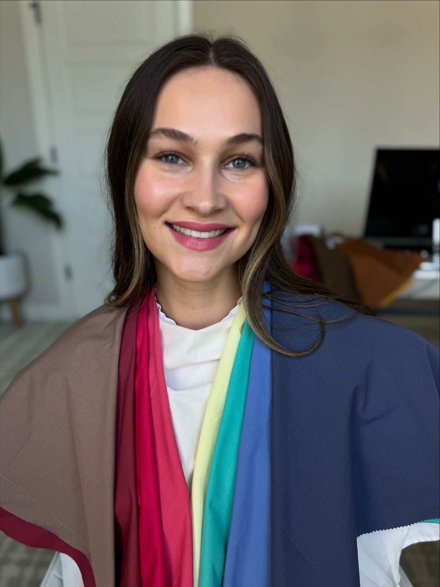 Client portrait after color analysis